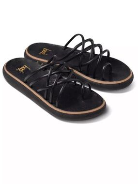 Beek Peep Leather Sandals